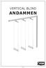 VERTICAL BLIND ANDAMMEN 1/20