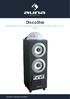 DiscoStar. Portabler Akku-BT Lautsprecher mit Disco Licht Effekt, USB, SD, Aux, Radio