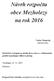 Návrh rozpočtu obce Mezholezy na rok 2016
