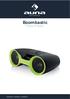 Boombastic. Portabler BT Speaker
