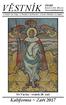 VĚSTNÍK. Sv.Václav - svátek 28. září.   sv.jakuba v San Diegu sv. Františka v San Francisku - sv.cyrila a Metoděje v Los Angeles