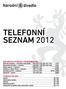 Telefonní seznam 2012