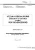 VÝZVA K PŘEDKLÁDÁNÍ ŽÁDOSTÍ O DOTACI V RÁMCI ROP SEVEROZÁPAD