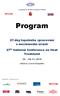 Bmi. Association for the Heat Treatment of Metals. Program. 27.dny tepelného zpracování s mezinárodní účastí