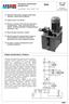 SA4. Popis konstrukce a funkce HC /2008. Stavebnice hydraulických agregátů řady. Nahrazuje HC /2006. p max 250 bar Q 0,5-50 dm 3 min -1