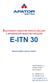 E-ITN 30 ELEKTRONICKÝ INDIKÁTOR TOPNÝCH NÁKLADŮ S INTEGROVANÝM RÁDIOVÝM VYSÍLAČEM. Návod k instalaci, servisu a obsluze