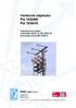 Venkovní odpínače Fla 15/6400 Fla 15/6410. trojpólové provedení jmenovité napětí 12, 25 a 38,5 kv jmenovitý proud 400 a 630 A