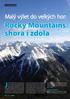 Rocky Mountains shora i zdola