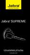 Jabra SUPREME. Uživatelská příručka. www.jabra.com