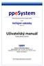 ppesystem Elektronický nástroj pro řízení veřejných zakázek modul Veřejné zakázky verze 1.01 Uživatelský manuál Poslední aktualizace 06/2013