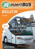 BULLETIN. Nové prodejní centrum v Kolíně. Výkup autobusů Příjem autobusů k prodeji. montáže filtrů - ZELENÉ ZNÁMKY. Splátkový prodej, leasing
