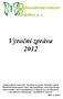 Výroční zpráva 2012. PhDr. J. Tošner