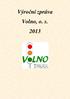 Výroční zpráva Volno, o. s. 2013