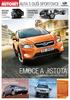 Emoce a jistota. auta s duší sportovce. Představujeme zcela nové Subaru XV OBSAH. PROVĚŘENÝ POHON AWD Unikátní řešení. motory Výkon a spotřeba
