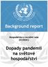 Hospodářská a sociální rada (ECOSOC) Dopady pandemií na světové hospodářství