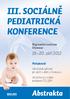 III. SOCIÁLNĚ PEDIATRICKÁ KONFERENCE