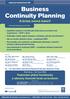 Business Continuity Planning