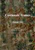 Cantionale Franus INDICES