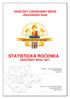 STATISTICKÁ ROČENKA. HASIČSKÝ SKÝ ZÁCHRANNÝ SBOR Jihočeského kraje. plk. Ing. Lubomír Bureš ředitel HZS JčK vrchní rada