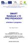 SMART Notebook v.10 PRO PEDAGOGY - orientace v programu