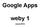 Google Apps. weby 1. verze 2012