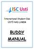 International Student Club ÚSTÍ NAD LABEM BUDDY MANUAL