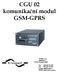 CGU 02 komunikační modul GSM-GPRS