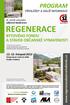 IX. roèník celostátní odborné konference REGENERACE