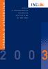 ZPRÁVA O VÝSLEDCÍCH ZPRÁVA O HOSPODÁŘSKÝCH VÝSLEDCÍCH ING V ČR A SR ZA ROK 2003