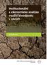 Institucionální a ekonomická analýza využití bioodpadu v obcích. Jan Slavík a kol.