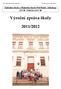 Výroční zpráva školy 2011/2012