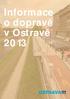 Informace o dopravě v Ostravě 2013