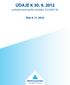 ÚDAJE K 30. 9. 2012 zveřejňované podle vyhlášky 123/2007 Sb. Dne 9. 11. 2012