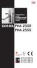 Antipaniková madla s integrovanými antipanikovými zámky DORMA PHA 2500 PHA 2555