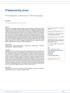 Prekancerózy jícnu. Premalignant Conditions of the Esophagus. Kroupa R. S17