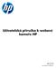 Uživatelská příručka k webové kameře HP