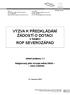 VÝZVA K PŘEDKLÁDÁNÍ ŽÁDOSTÍ O DOTACI V RÁMCI ROP SEVEROZÁPAD