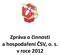 Zpráva o činnosti a hospodaření ČSV, o. s. v roce 2012