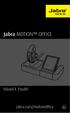 Jabra MOTION OFFICE. Návod k Použití. jabra.com/motionoffice