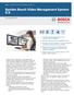 Systém Bosch Video Management System 5.5