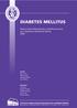 DIABETES MELLITUS. Doporučený diagnostický a léčebný postup pro všeobecné praktické lékaře. 2005