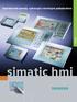 Třídy přístrojů SIMATIC HMI - operátorská rozhraní