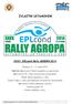 ZVLÁŠTNÍ USTANOVENÍ. XXXV. EPLcond Rally AGROPA 2014