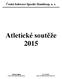 Atletické soutěže 2015