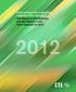 Roční zpráva o trhu s elektřinou a plynem v čr v roce 2012 Year Report on the Electricity and Gas Markets in the Czech Republic for 2012