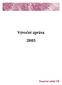 Výroční zpráva 2005. Finanční arbitr ČR
