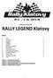 RALLY LEGEND Klatovy