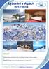 Lyžování v Alpách 2012/2013