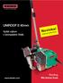 UNIROOF E 40 mm. Novinka! Vyšší výkon v kompaktní třídě. Svařovací tryska 40 mm. Roofing. We know how. www.leister.com