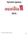 Výroční zpráva. Výroční zpráva Nadace Auxilia 2010 str. 1